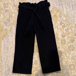 Carters girls paper bag black cords 6x